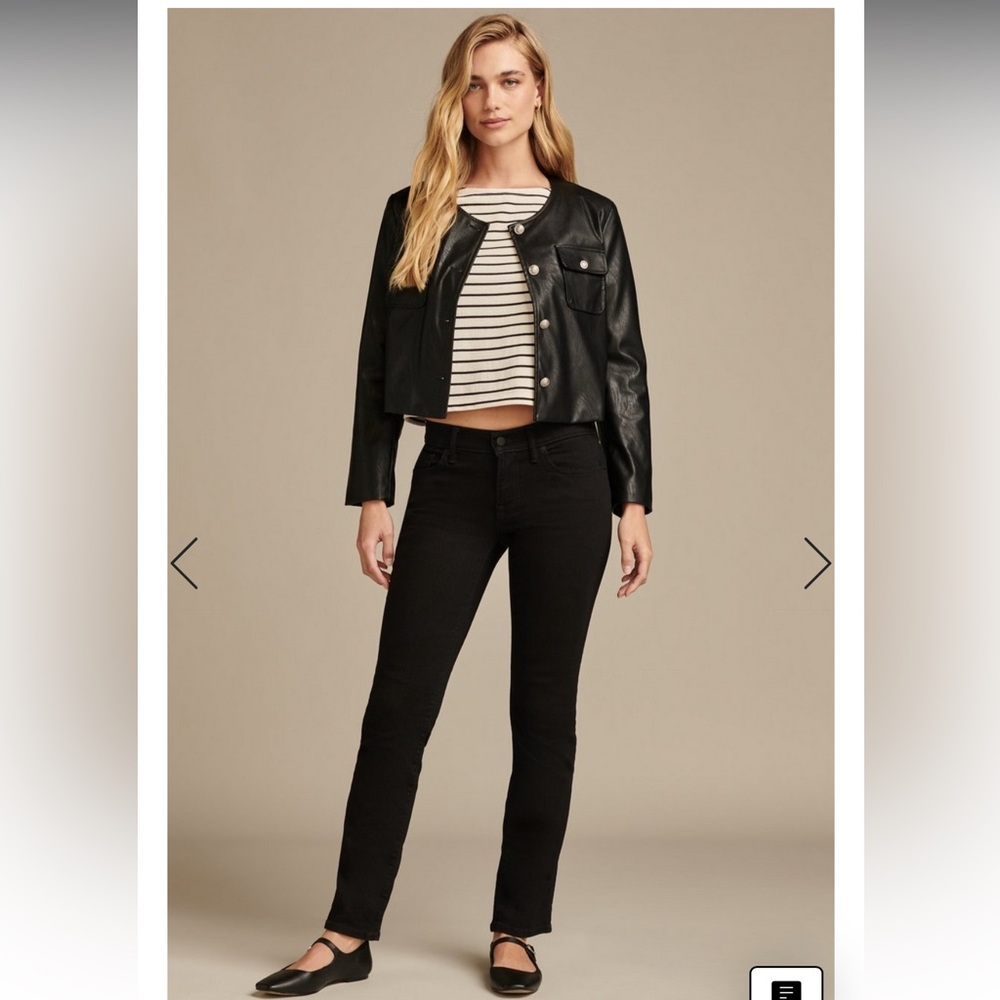 Lucky Brand Black Straight Jeans